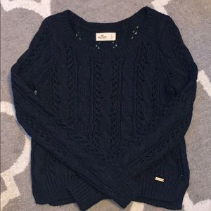 Navy blue sweater-Hollister